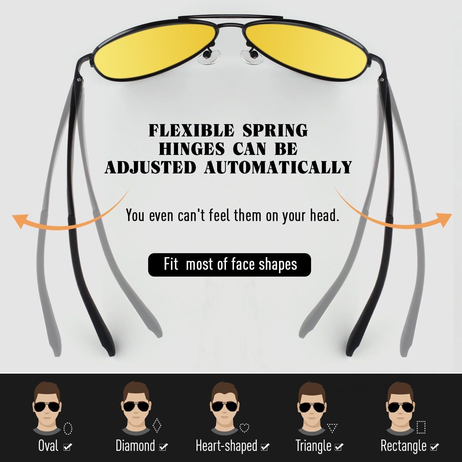 Gafas de sol polarizadas CGID Al-Mg UV400 para hombres y mujeres