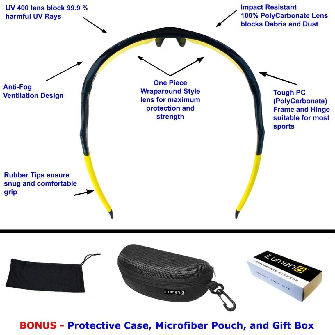 Gafas Antirreflejo para Conducir de Noche iLumen8 - 2 Pares