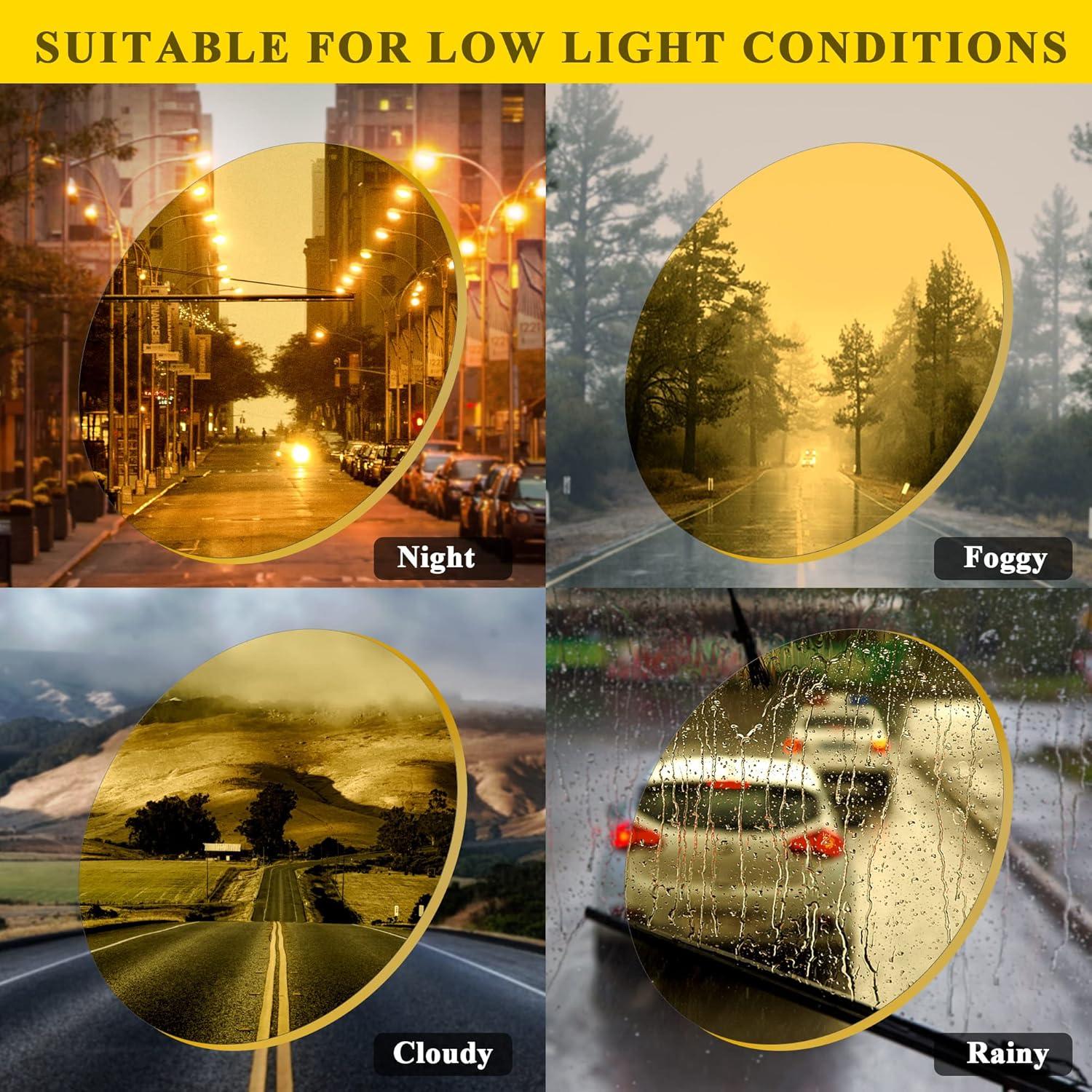 Gafas de Conducción Nocturna IGNAEF® Mujeres Amarillas Polarizadas