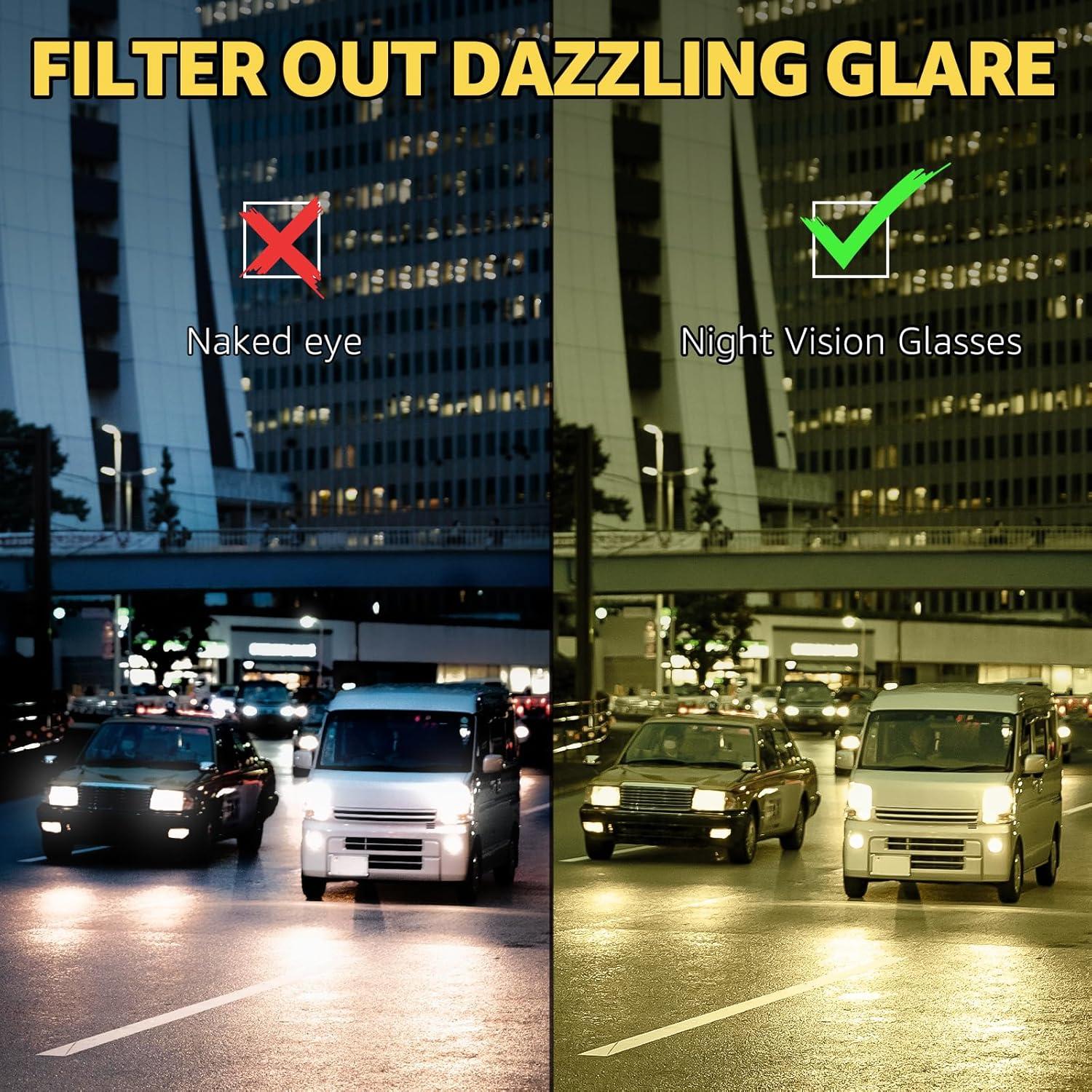 Gafas de visión nocturna Myiaur para mujeres, polarizadas