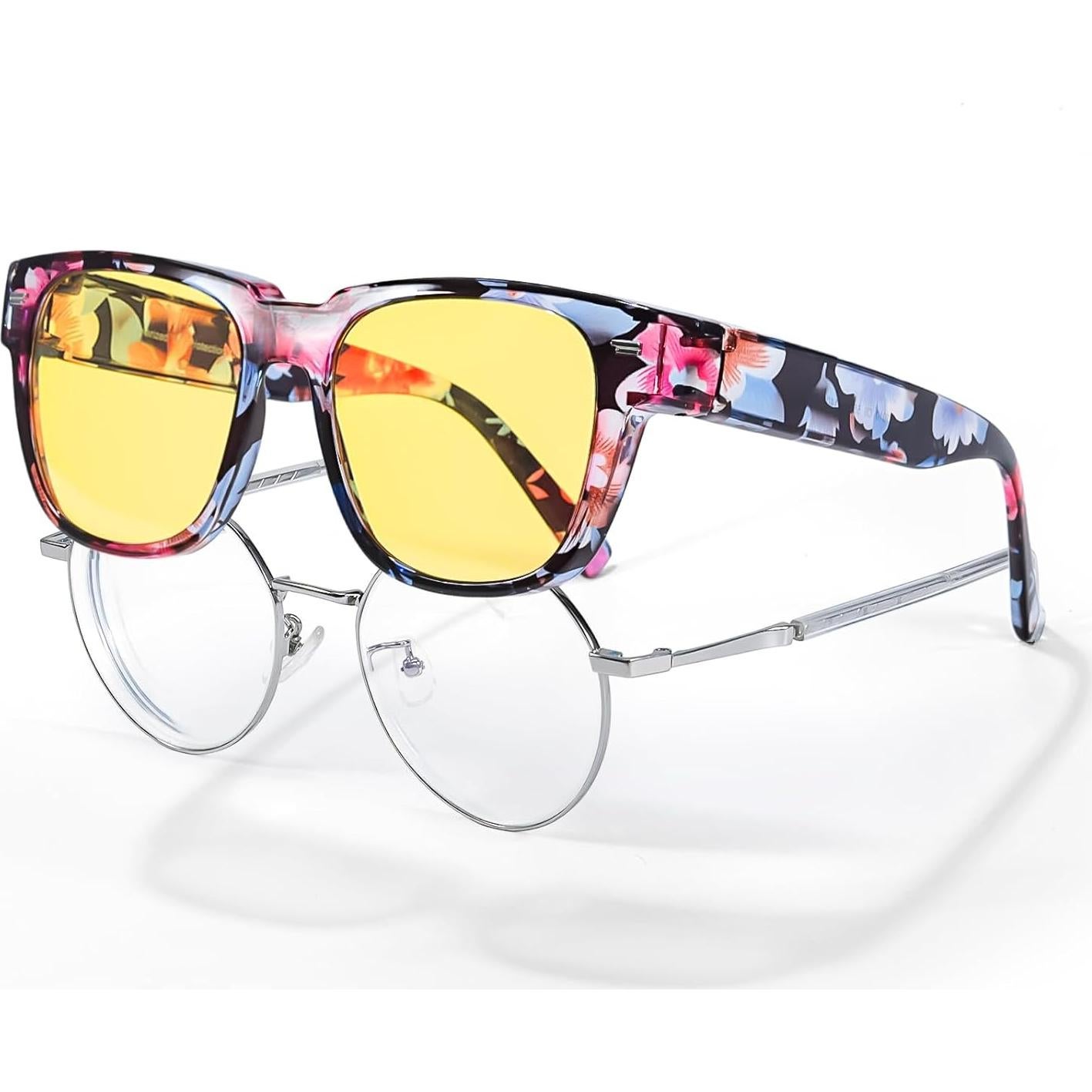 Gafas Amarillas SIPHEW para Conducir de Noche Antirreflejo