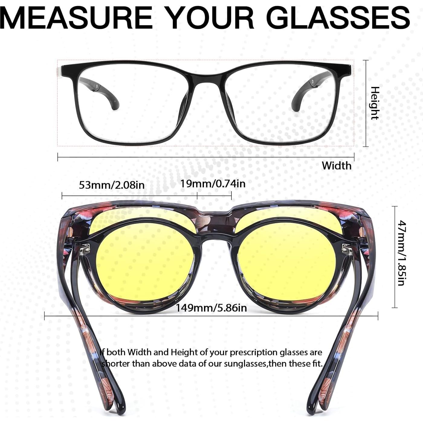 Gafas Amarillas SIPHEW para Conducir de Noche Antirreflejo