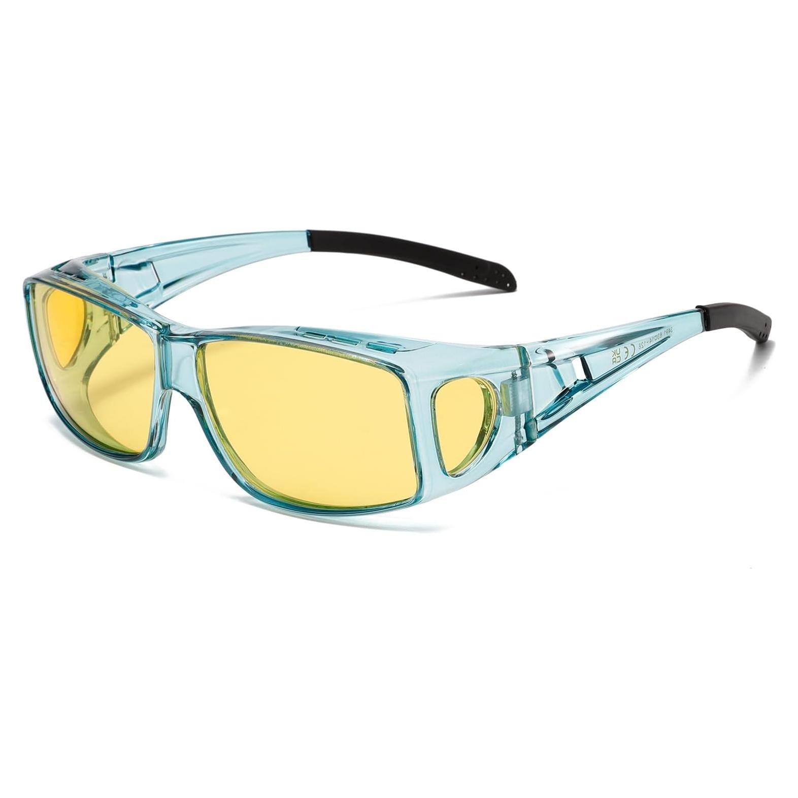 Gafas de Conducción Nocturna CARFIA - Lentes Polarizados Amarillos HD