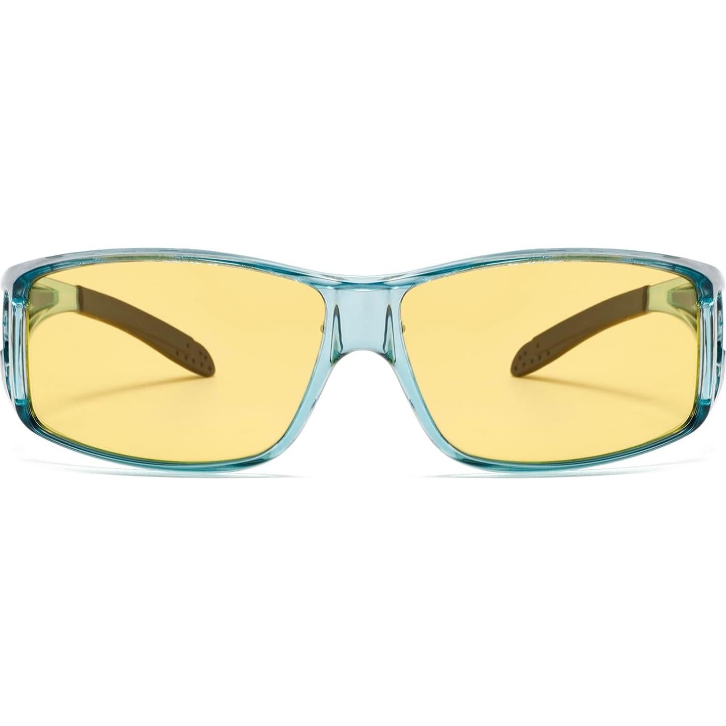 Gafas de Conducción Nocturna CARFIA - Lentes Polarizados Amarillos HD