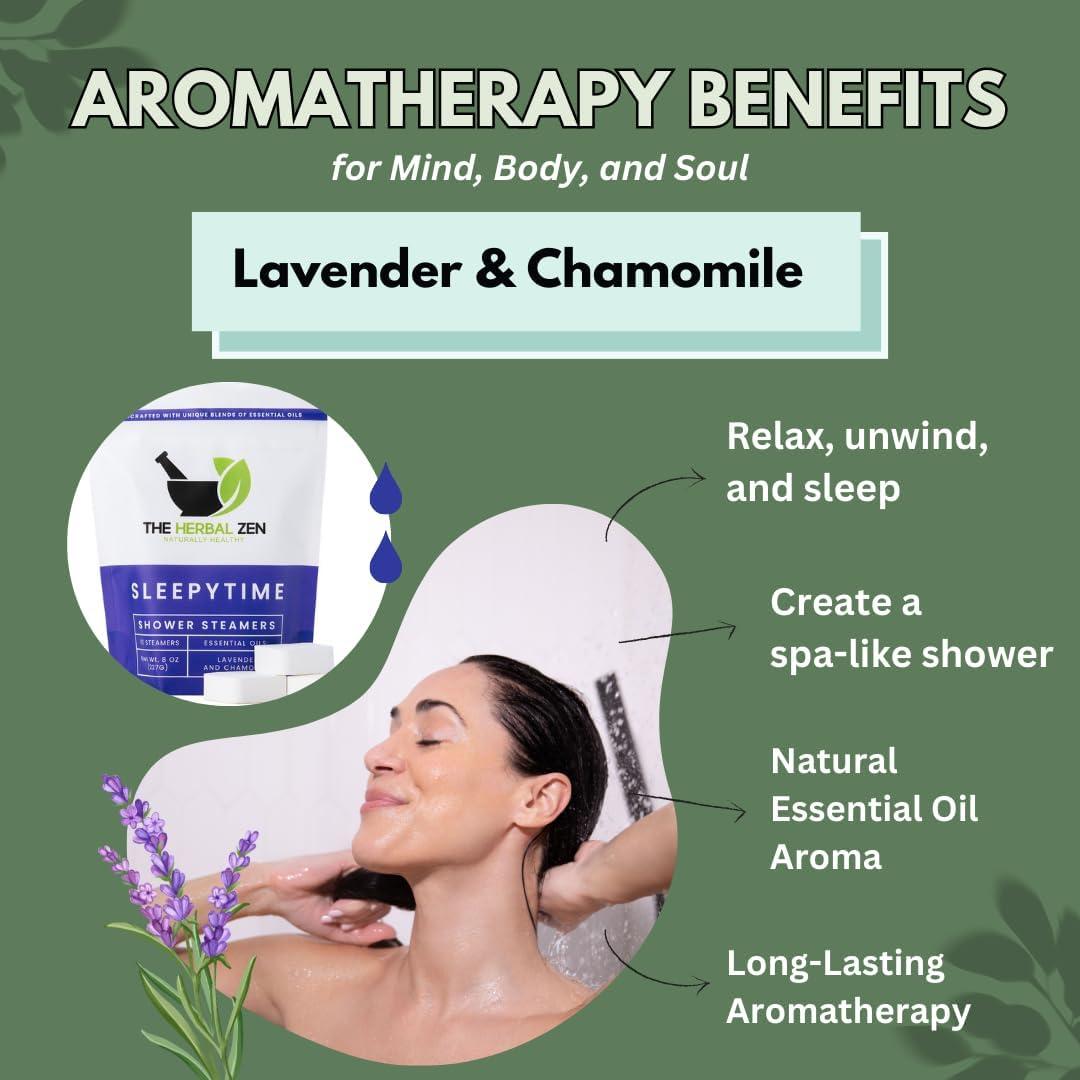 Bombas de Ducha Aromaterapia Lavanda 10 Unidades Hechas en EE. UU.