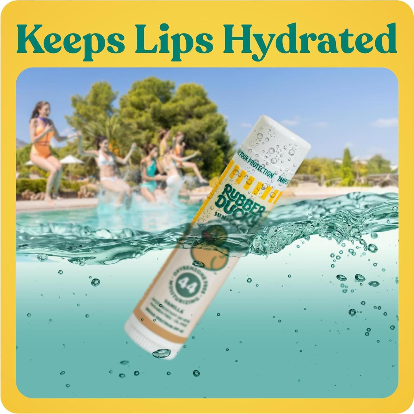 Bálsamo Labial Patito de Goma SPF 44 Vainilla 3 Unidades