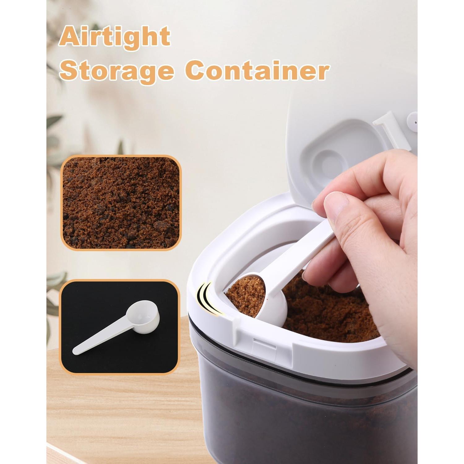 Contenedor Hermético de Café LANGMINGDE 800ml con Cuchara