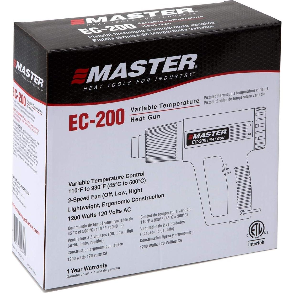 Pistola de Calor Master Appliance EC-200 1200W 2 Velocidades