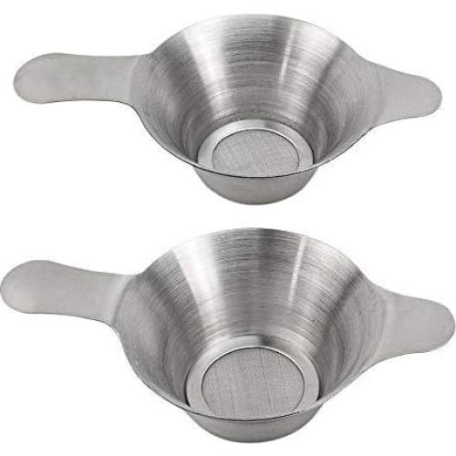 Colador de Acero Inoxidable AUEAR 2 Piezas Grande y Pequeño