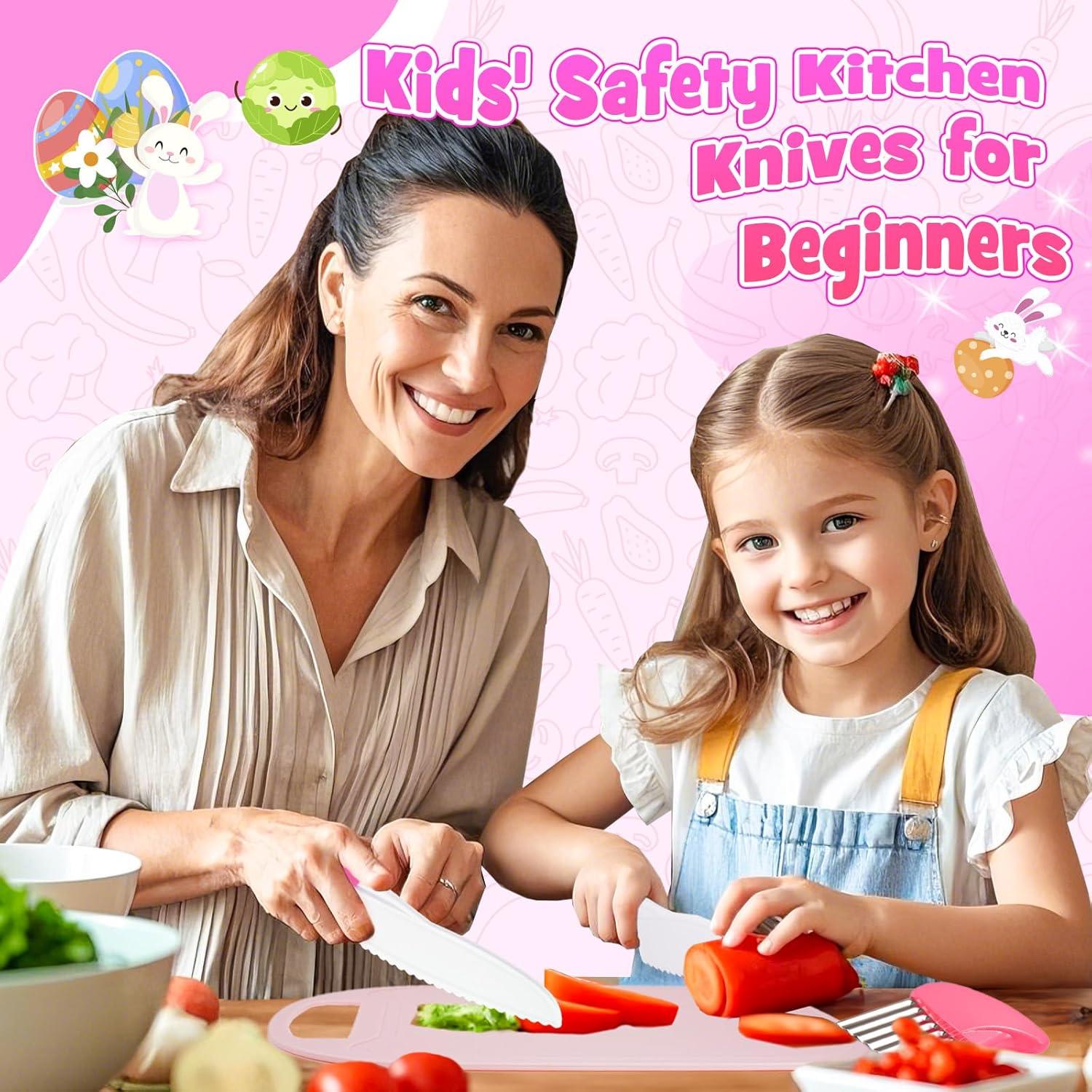 Juego de cuchillos seguros para niños 9 piezas Montessori