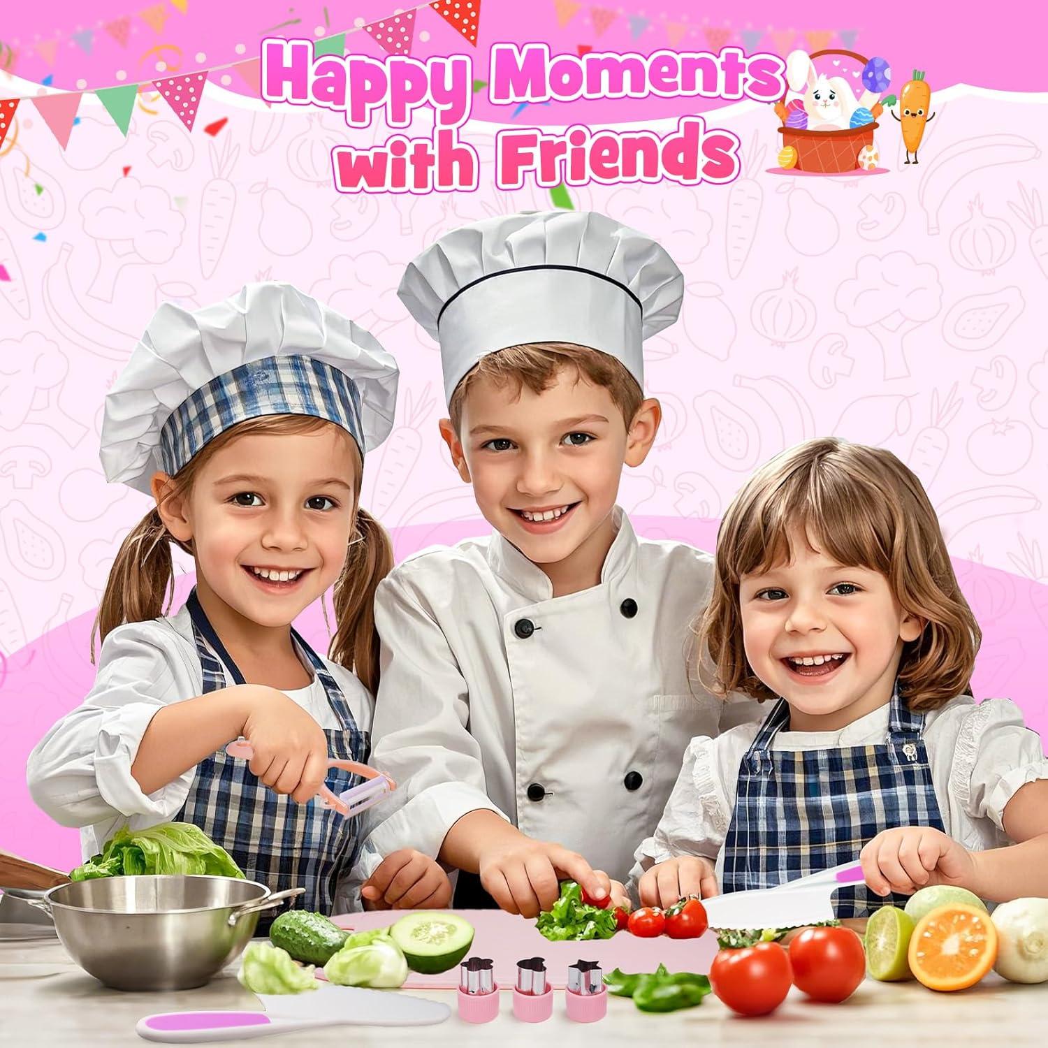 Juego de cuchillos seguros para niños 9 piezas Montessori