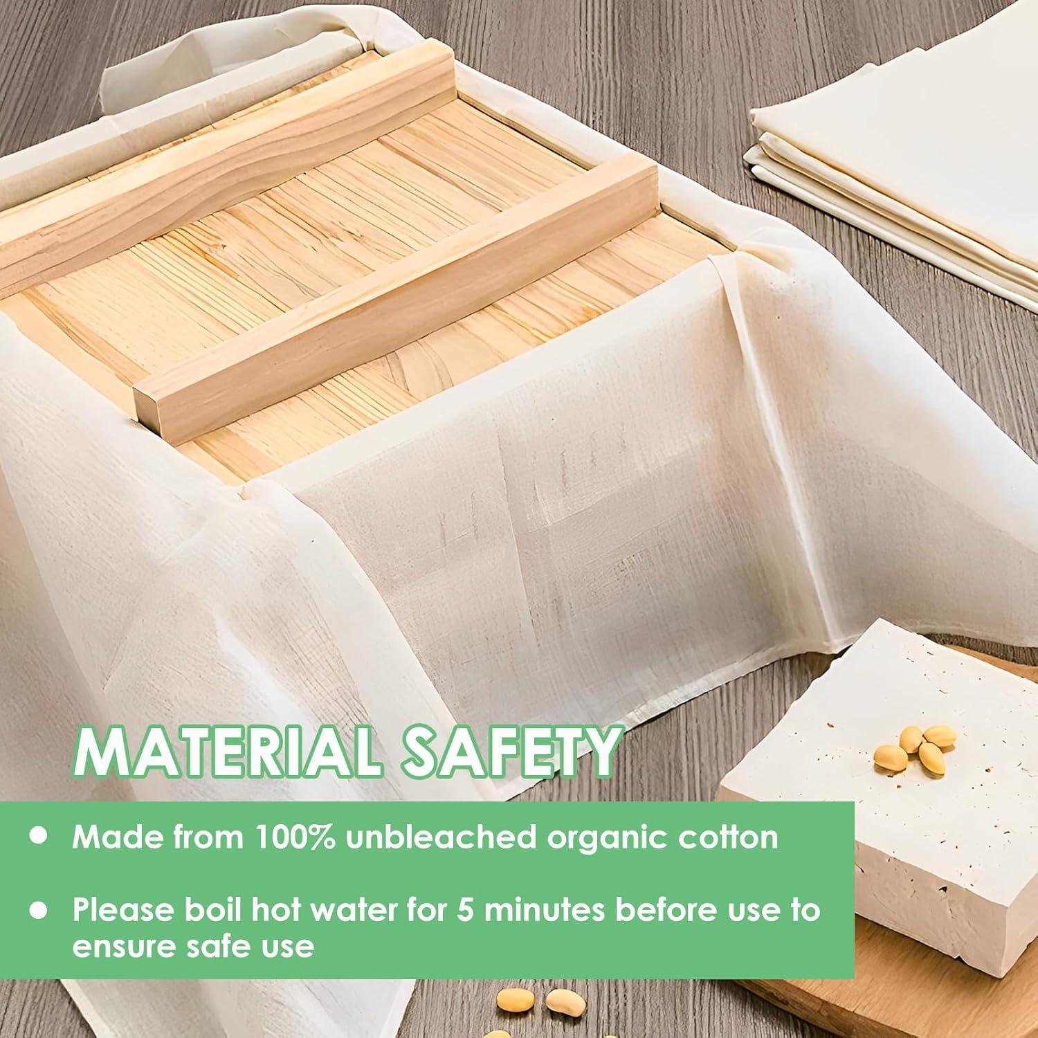 Paños de Queso Reutilizables OKYMOTOR 12PCS 50.8x50.8 cm Algodón