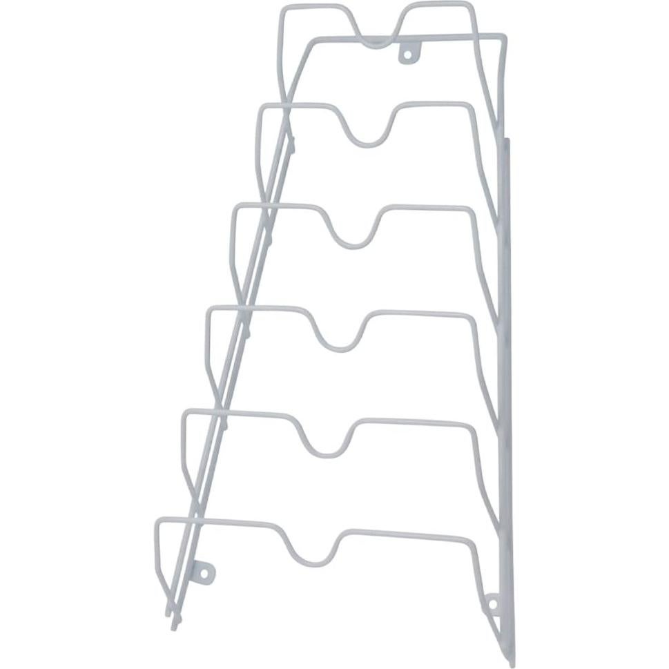 Organizador de Tapas de Olla Evelots 2 en 1 Negro - Estante de Puerta