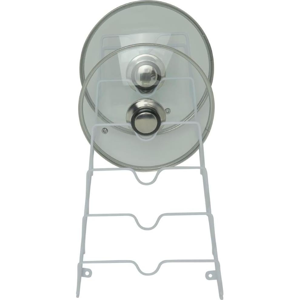 Organizador de Tapas de Olla Evelots 2 en 1 Negro - Estante de Puerta