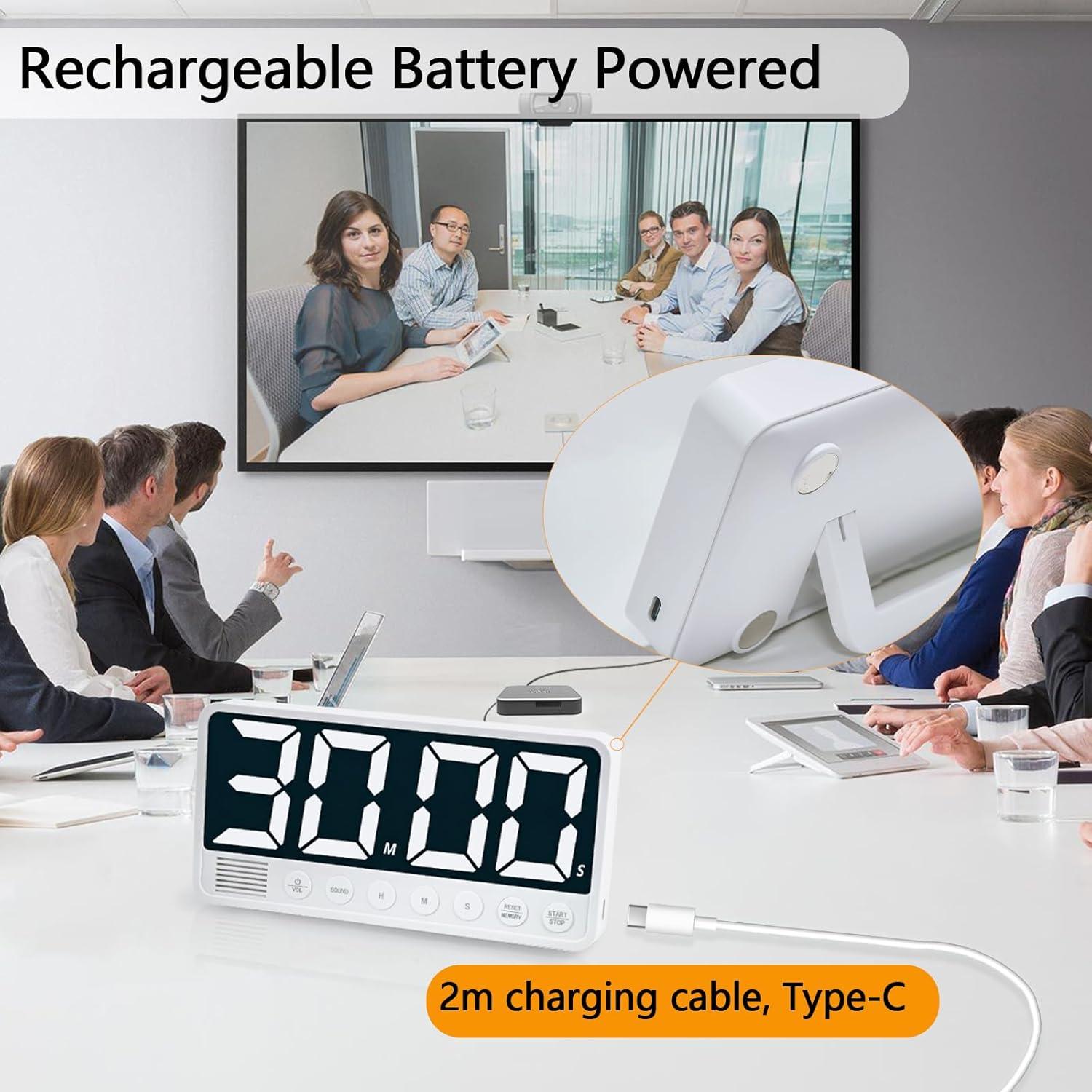 Temporizador Digital de Cocina MOSTRUST 7.1" LED Recargable