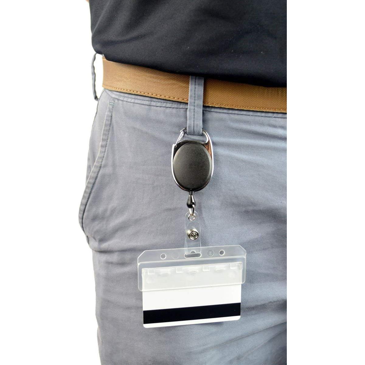 Paquete de 2 Carabinas ID Especialista con Sujetador de Tarjeta