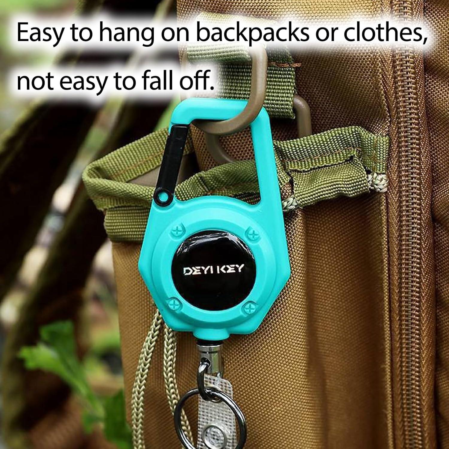 Llave Retráctil Yojaro 2 Paquete Negro con Cable de 74.93 cm