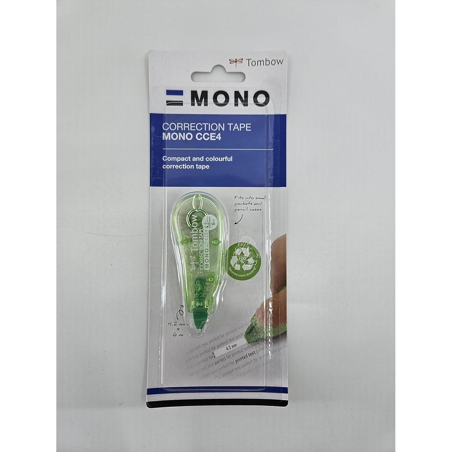 Cinta de Corrección Tombow 4.2 mm x 6 m Verde Transparente