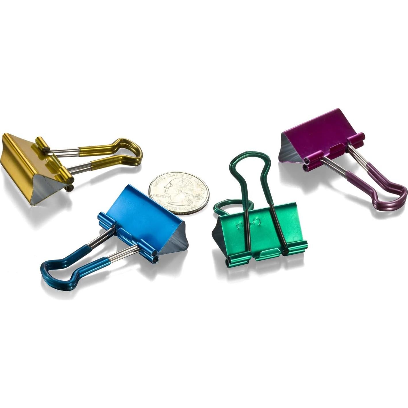 Clip de carpeta metálico Officemate 31054, 6 paquetes de 12