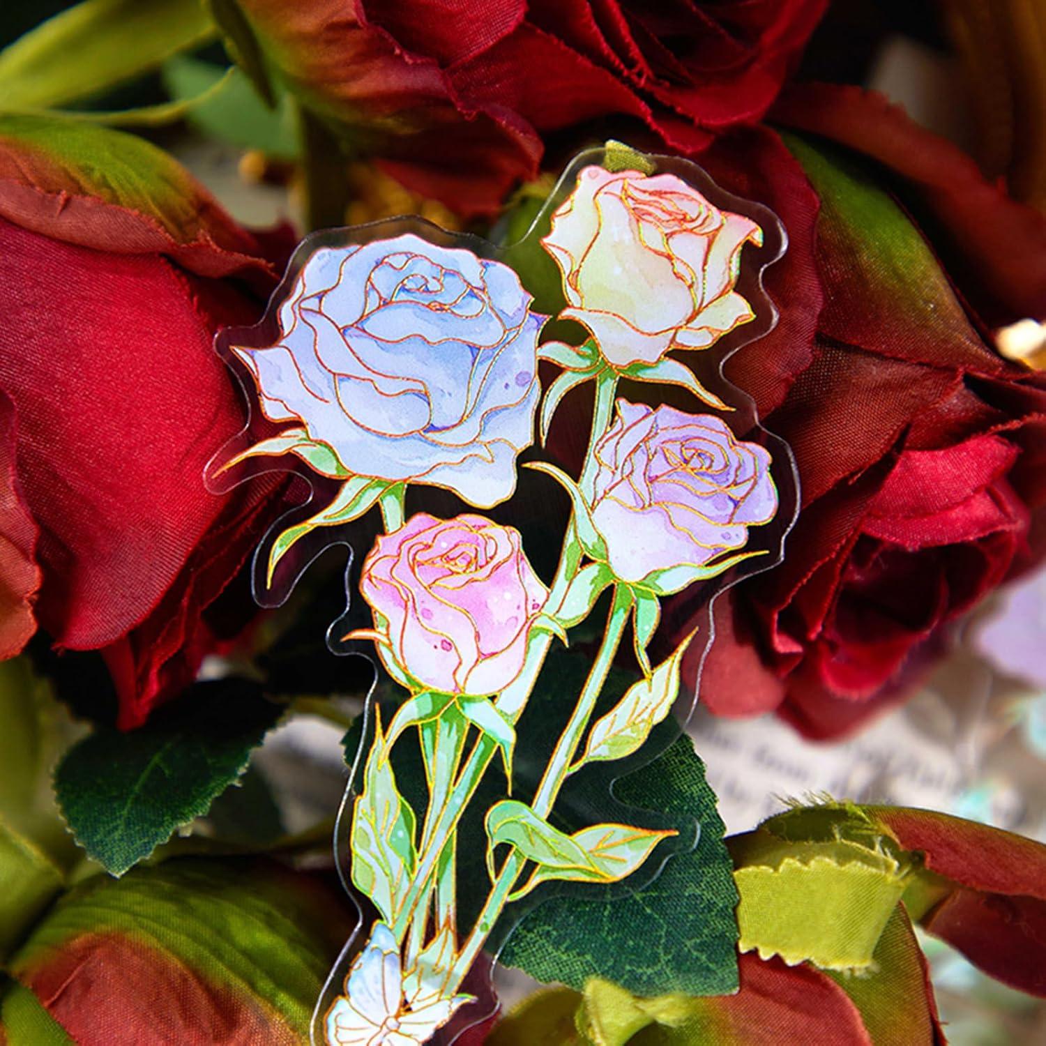 40 Marcadores Holográficos Lora Rossie Transparentes PVC