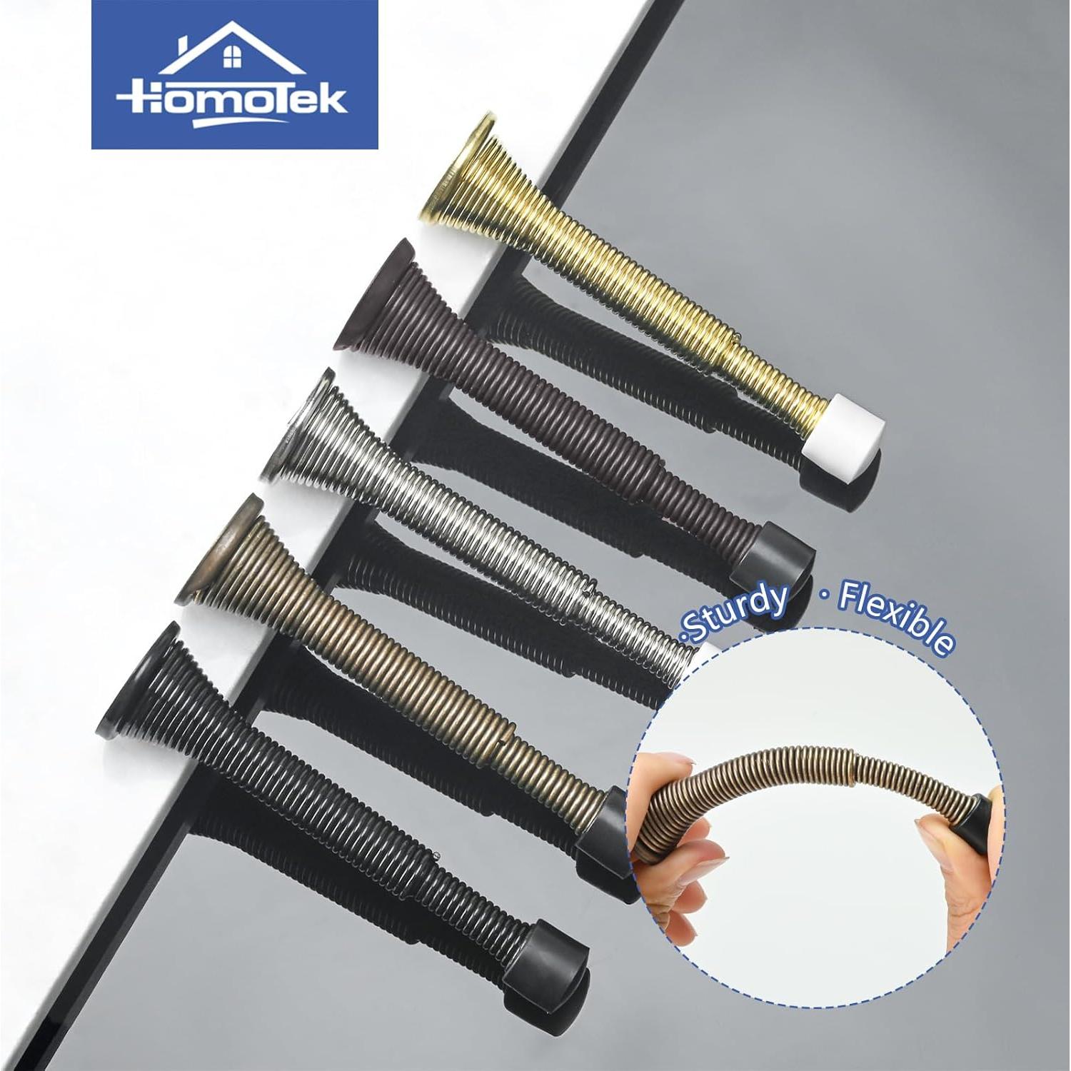 Topes de Puerta Telescópicos HOMOTEK 2 Piezas Brass Antiguo