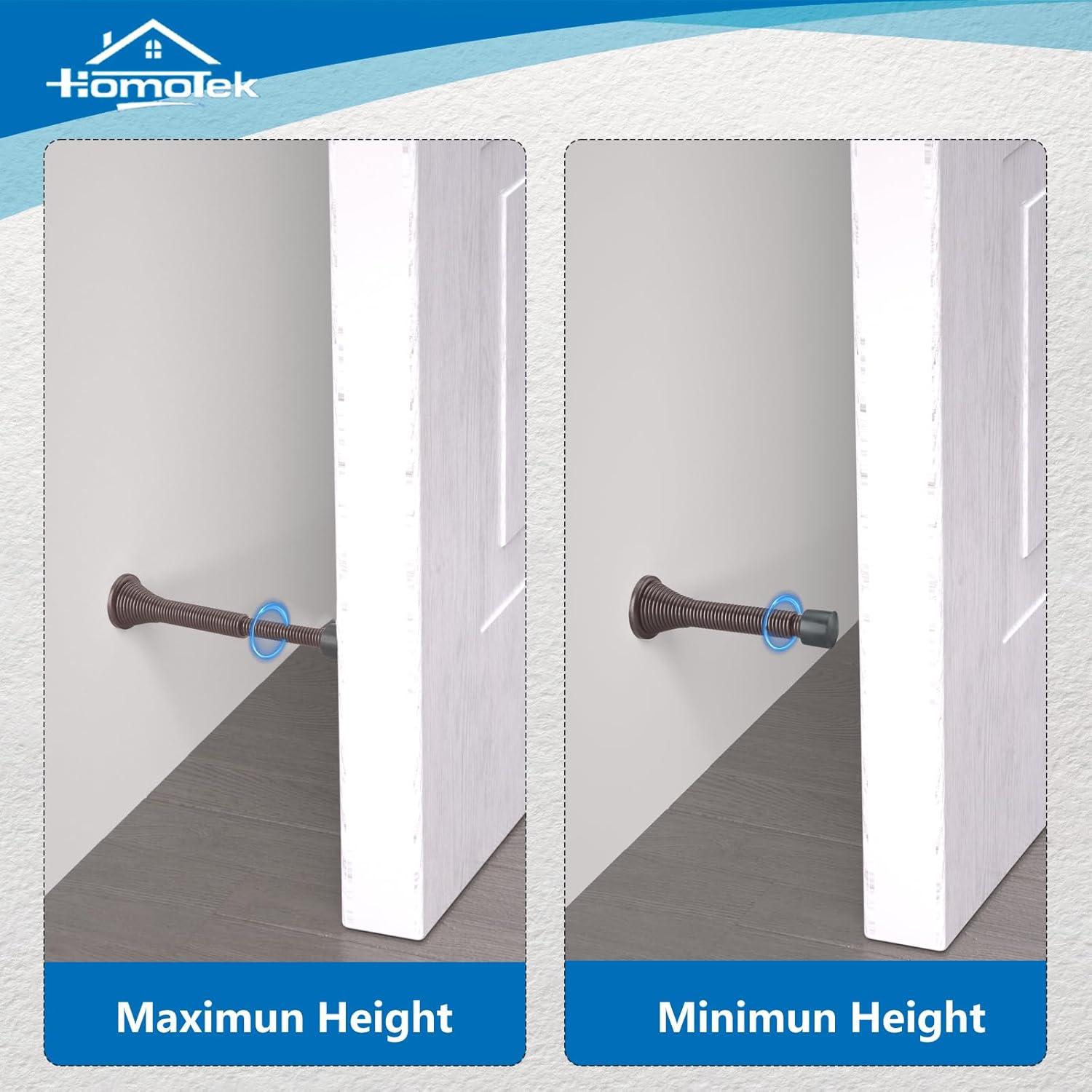 Topes de Puerta Telescópicos HOMOTEK 2 Piezas Brass Antiguo