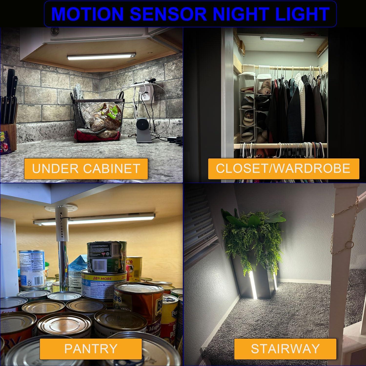 Luz Nocturna LED Recargable con Sensor de Movimiento LD40