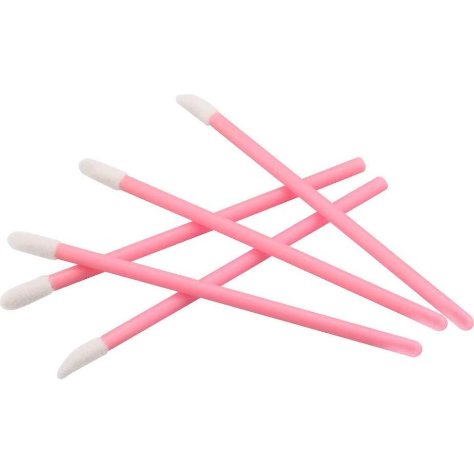 100 Aplicadores Desechables de Labios G2PLUS - Rosa Bebé