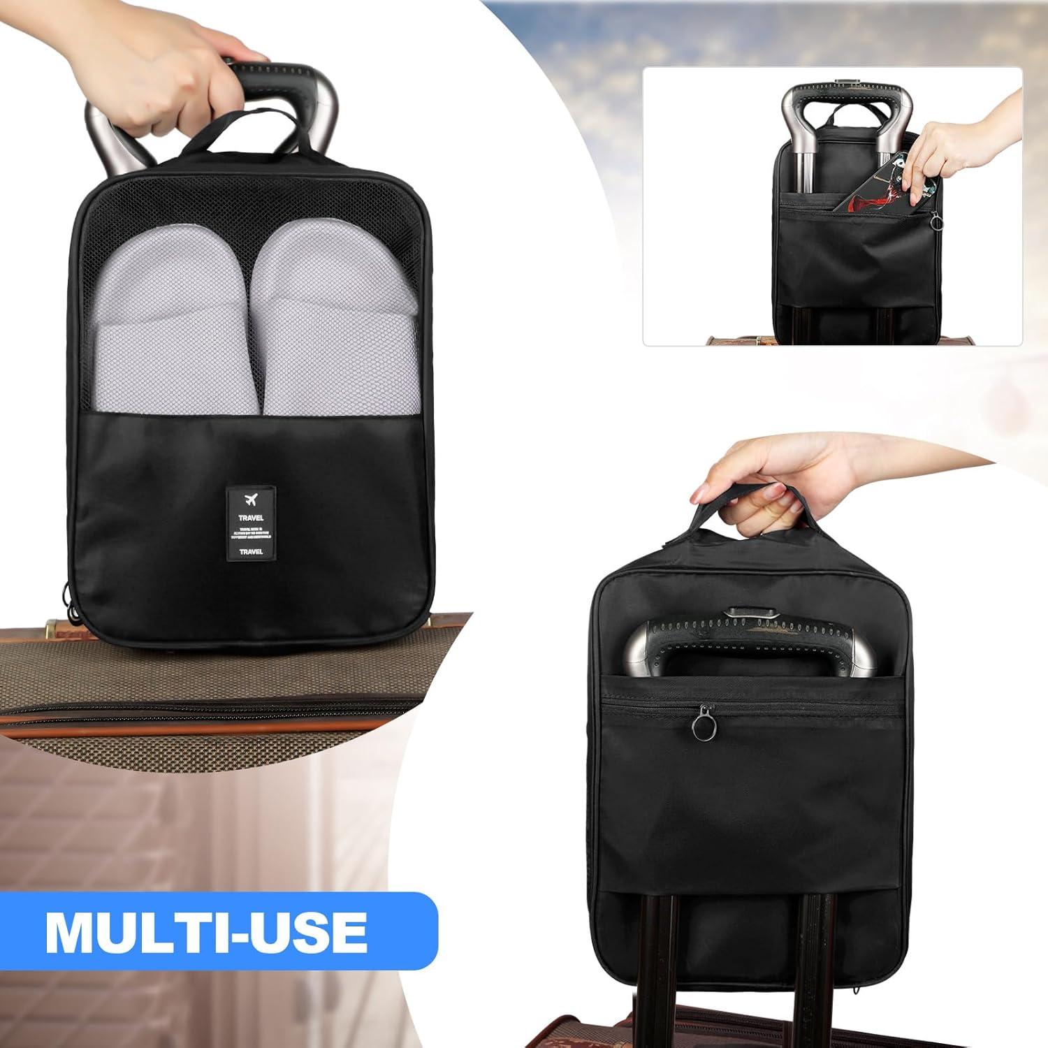 Bolsas para Zapatos Windyun - 2 Pcs, Negro, Viaje y Almacenaje