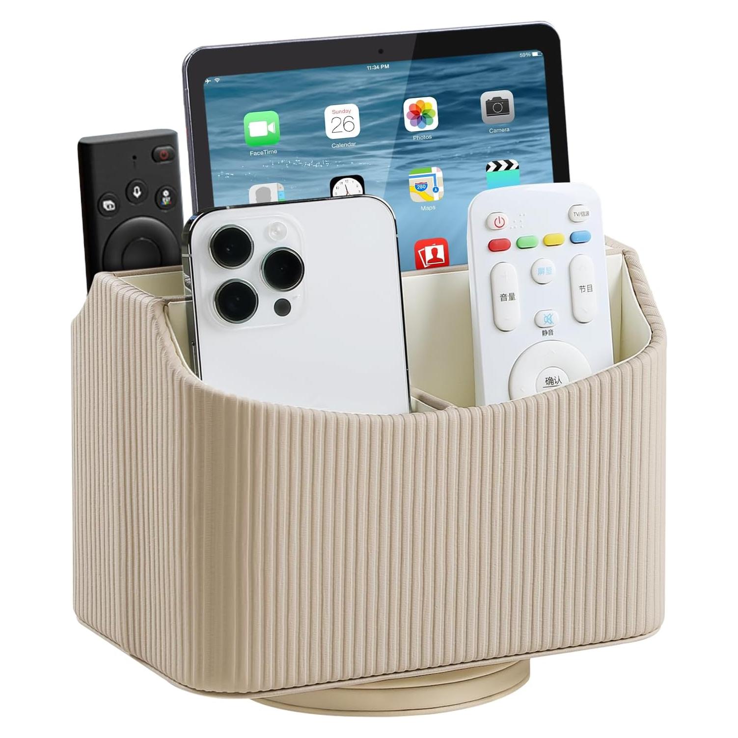 Soporte de Control Remoto Giratorio 360° NICLNGSH Beige