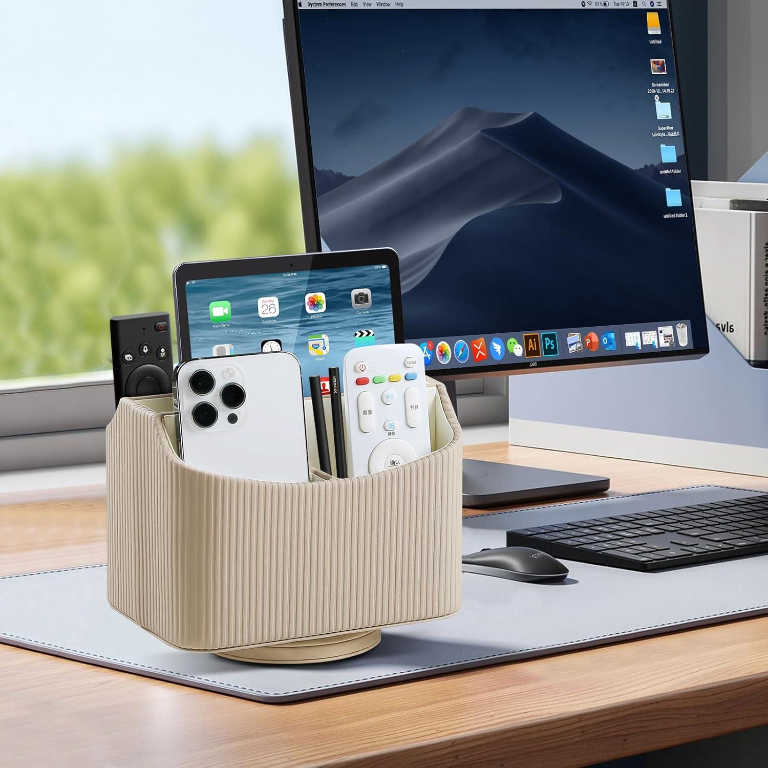 Soporte de Control Remoto Giratorio 360° NICLNGSH Beige