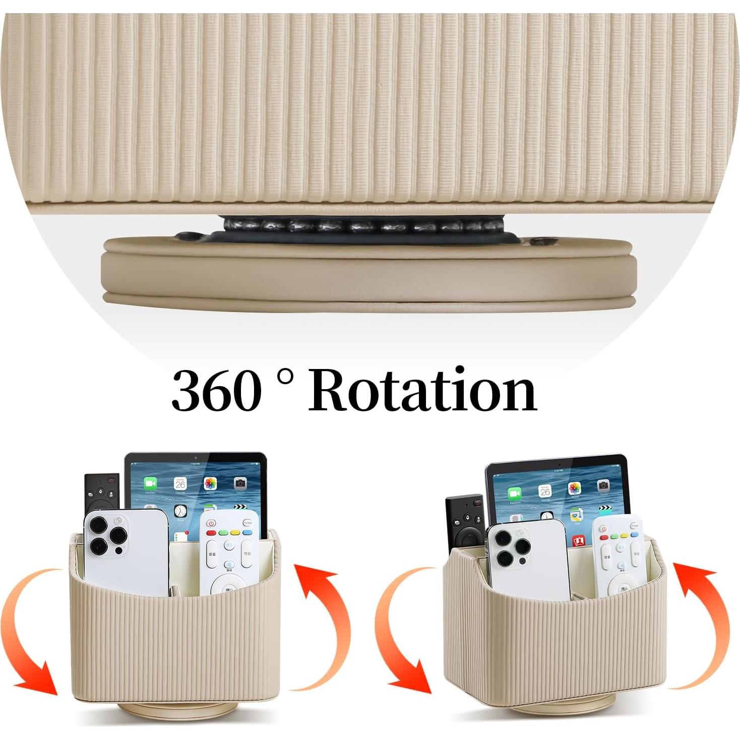 Soporte de Control Remoto Giratorio 360° NICLNGSH Beige