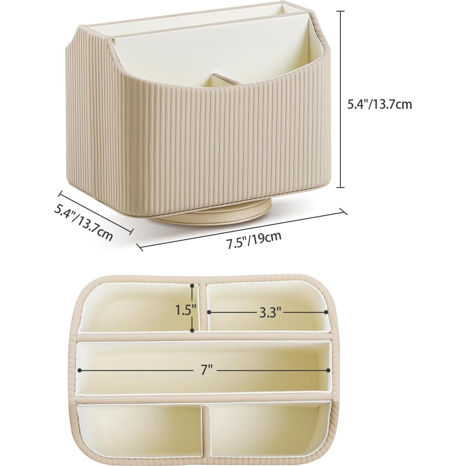 Soporte de Control Remoto Giratorio 360° NICLNGSH Beige