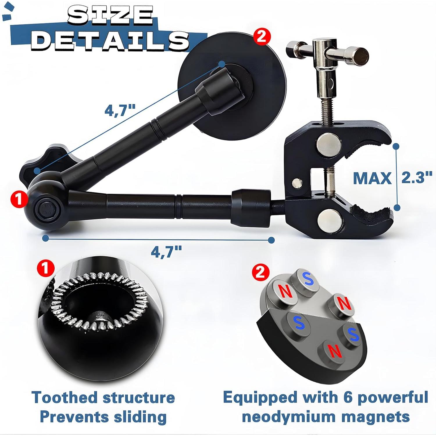 Soporte Magnético para Tableta PAIPAIGO Ajustable 360°