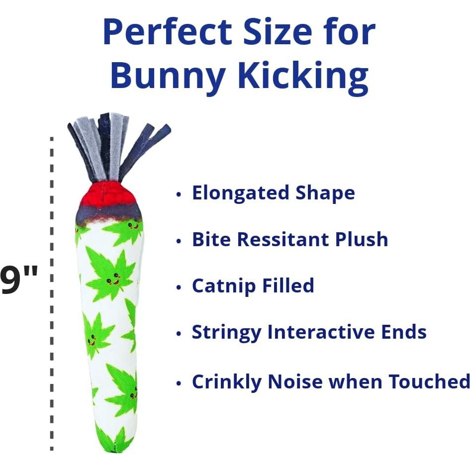 Juguete para Gatos ToyGenics Doobie de Hierba Gatera 21.6 cm