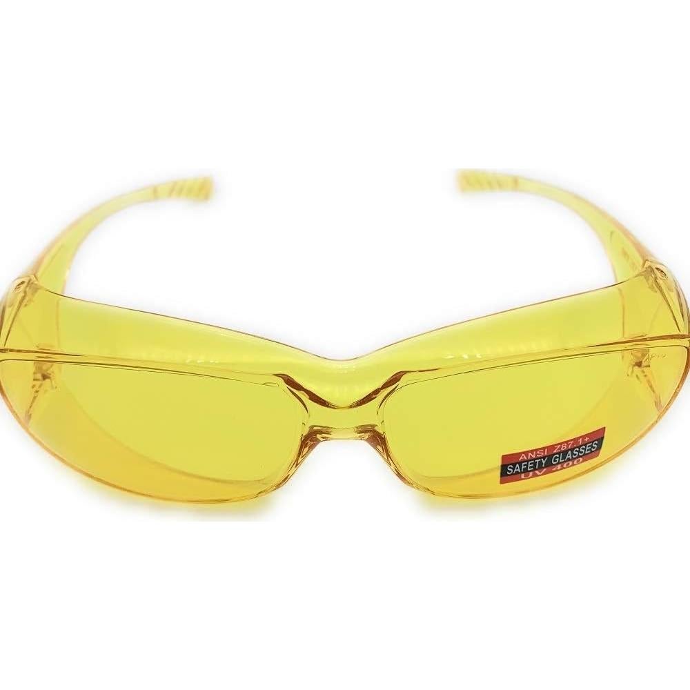 Gafas de Seguridad OTG ANSI Z87 UV 400 con Protección Lateral