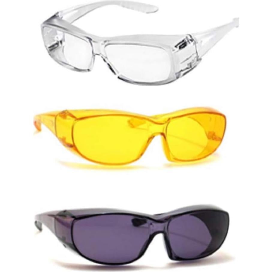 Gafas de Seguridad OTG ANSI Z87 UV 400 con Protección Lateral