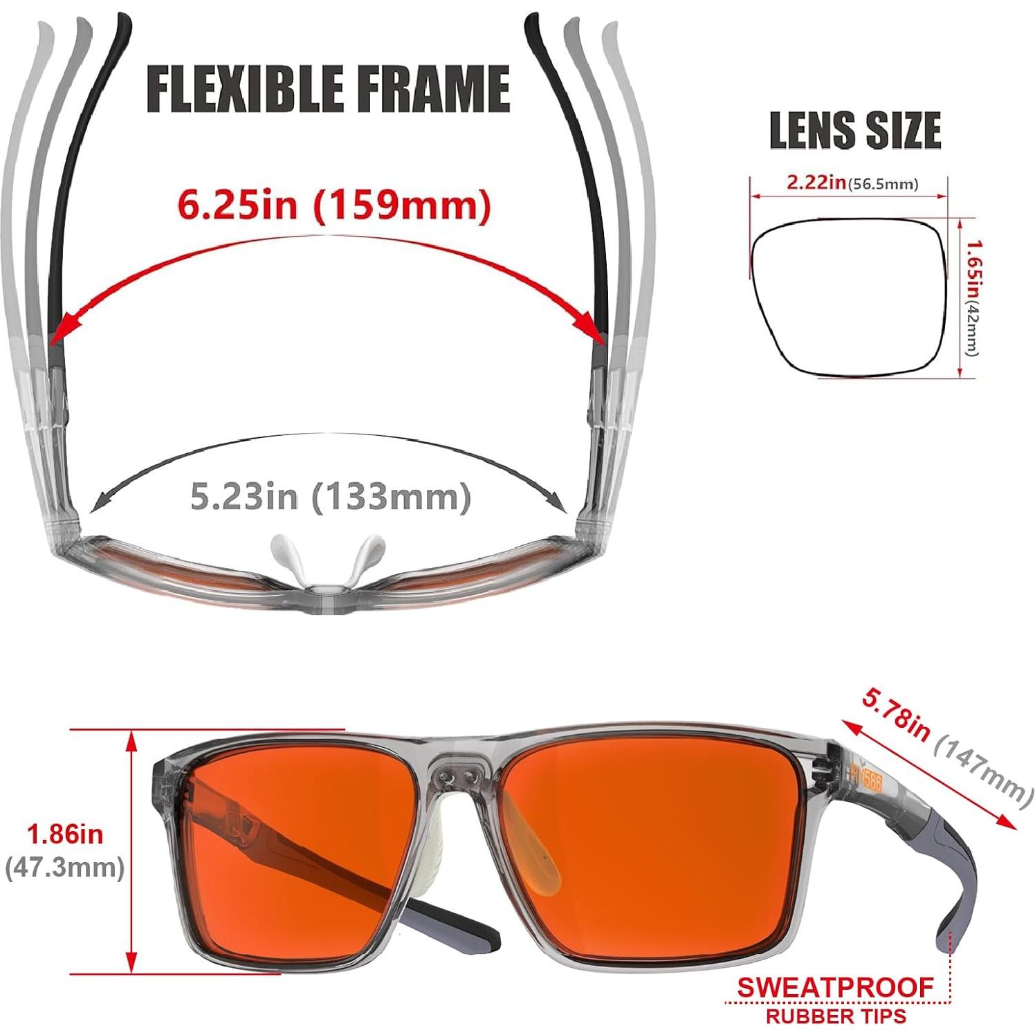 Gafas de Sueño RY586 HD P1A Bloqueo Luz Azul UV500