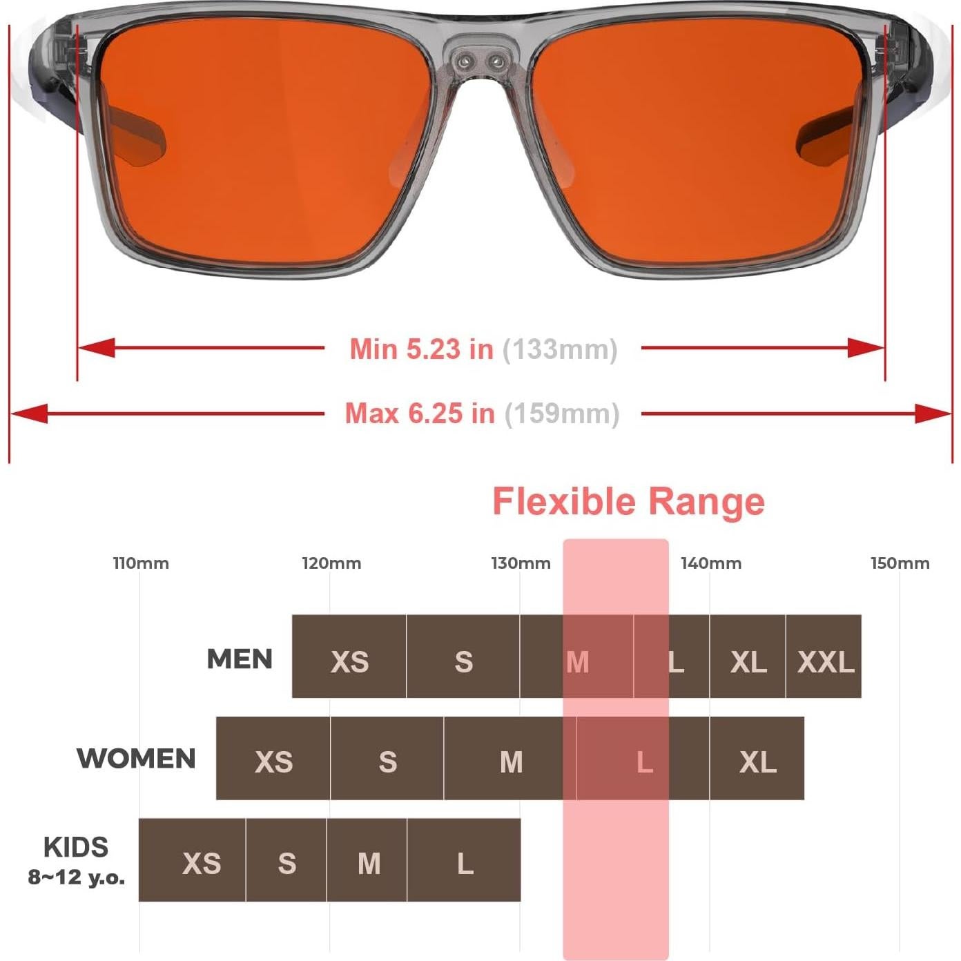 Gafas de Sueño RY586 HD P1A Bloqueo Luz Azul UV500