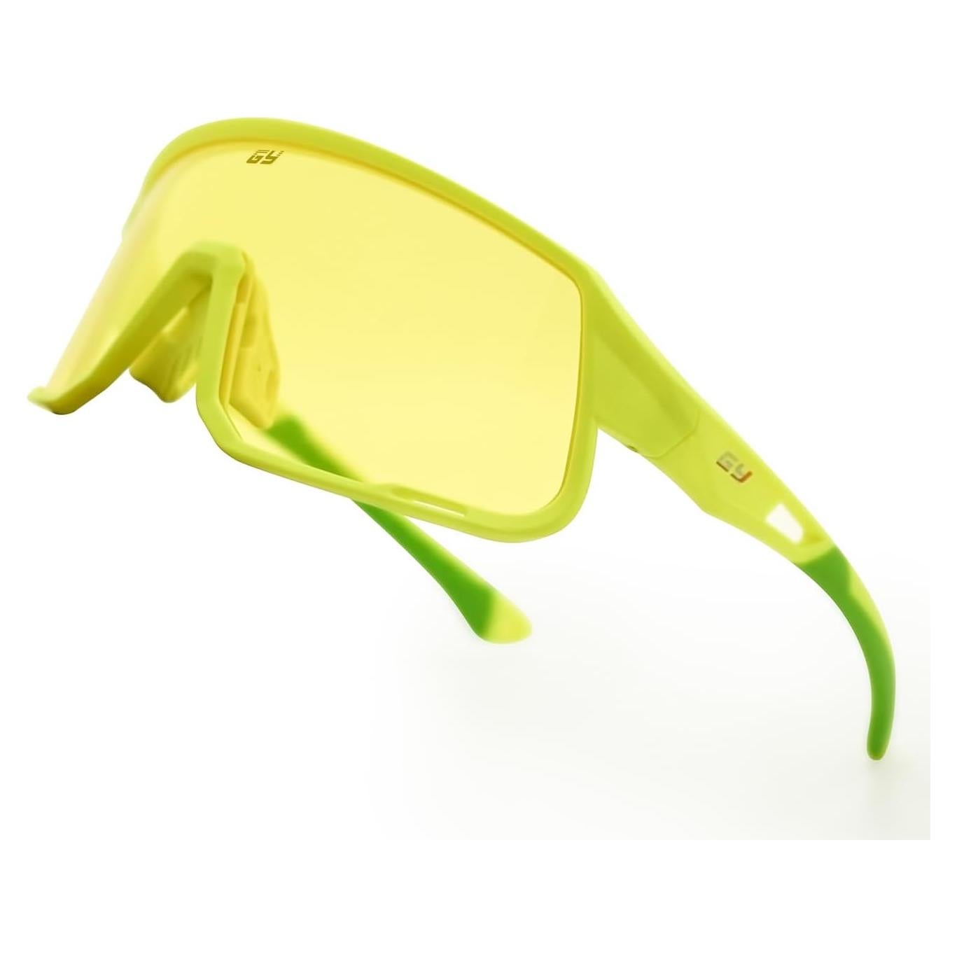 Gafas de Ciclismo Polarizadas GY UV400 Unisex Marco Amarillo