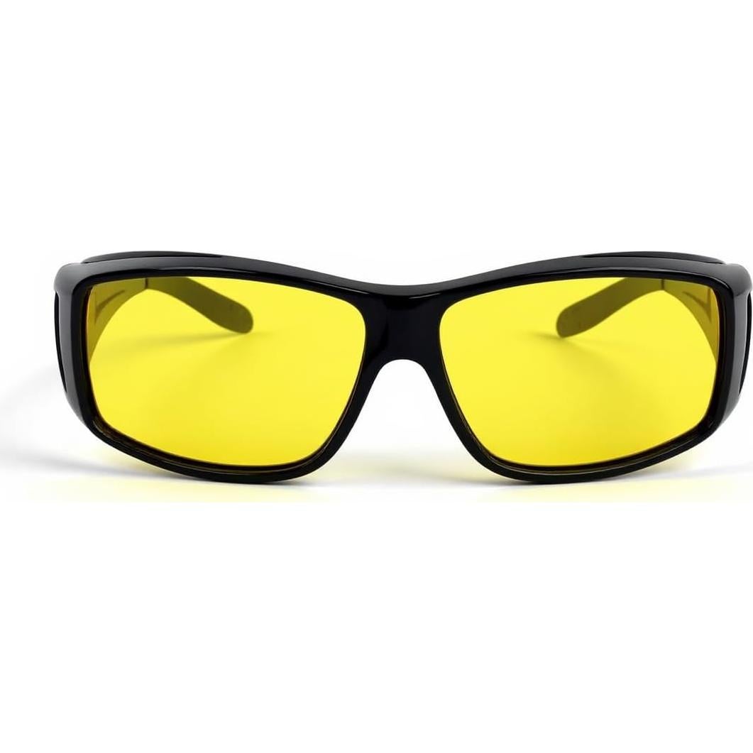 Gafas de Conducción Nocturna PLUVANI - Lentes Amarillos Polarizados