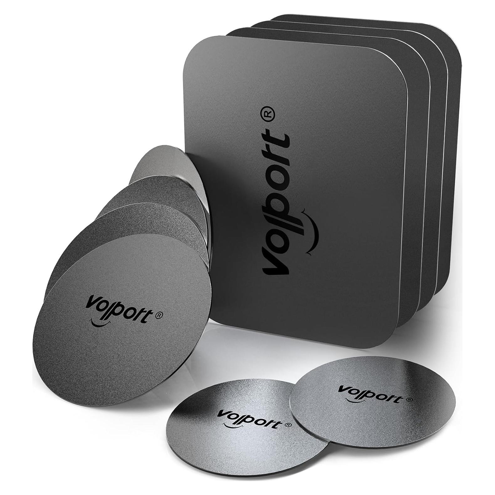 Placa metálica Volport para soporte magnético de teléfono