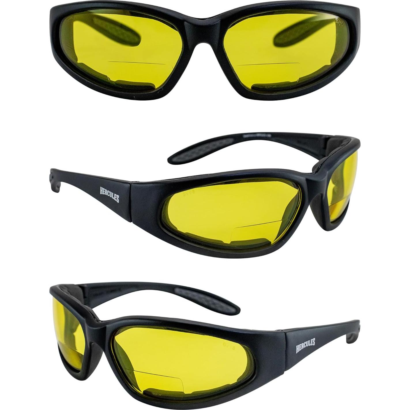 Gafas de Seguridad Bifocales Global Vision Hercules +2.0 Aumento