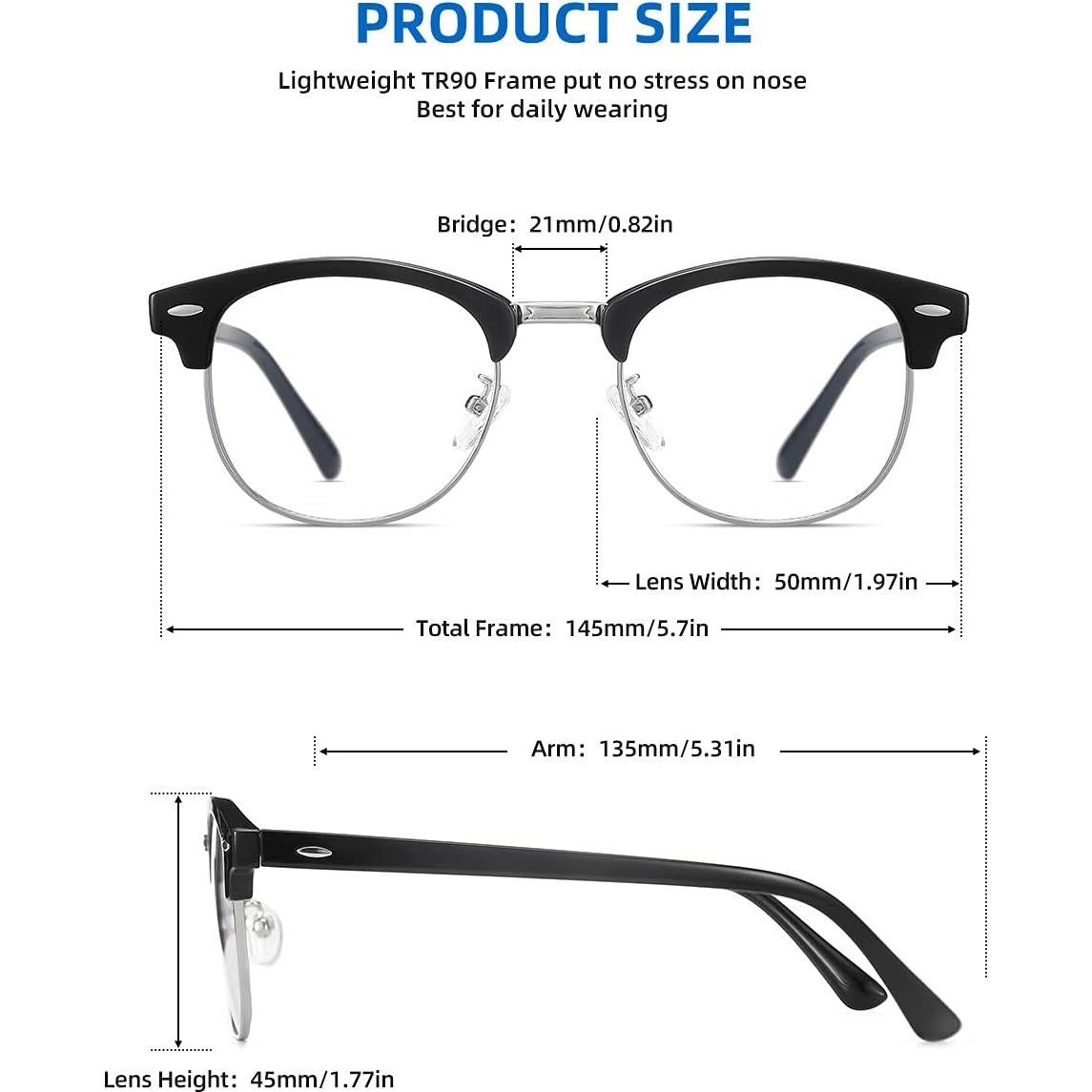 Gafas Bloqueadoras de Luz Azul SOAR&EAGLE 3 Paquetes UV400
