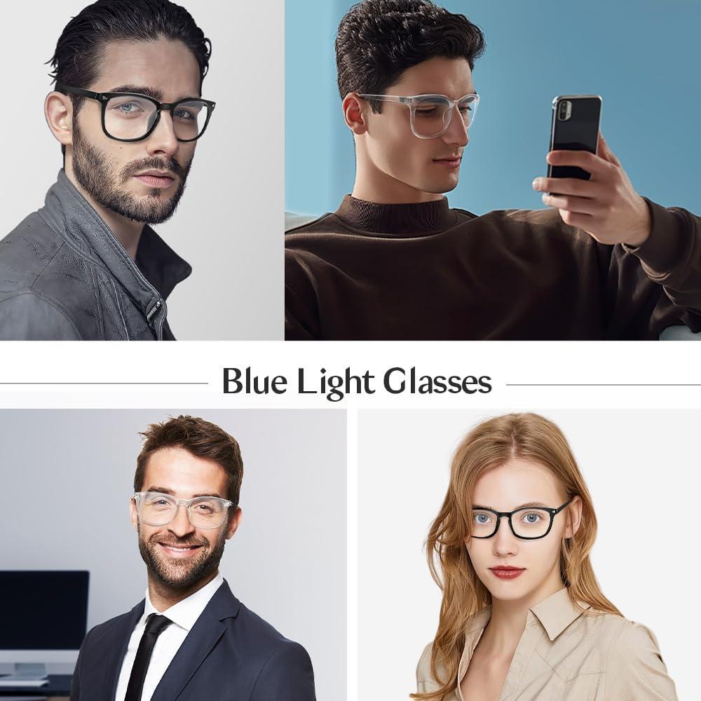 Gafas de luz azul NZKNP para hombres y mujeres - Protección UV