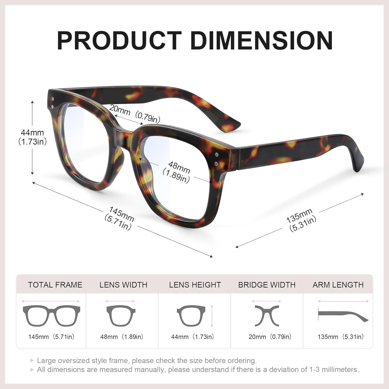 Gafas Anti Luz Azul Wrimen para Mujer/Hombre - Protección UV