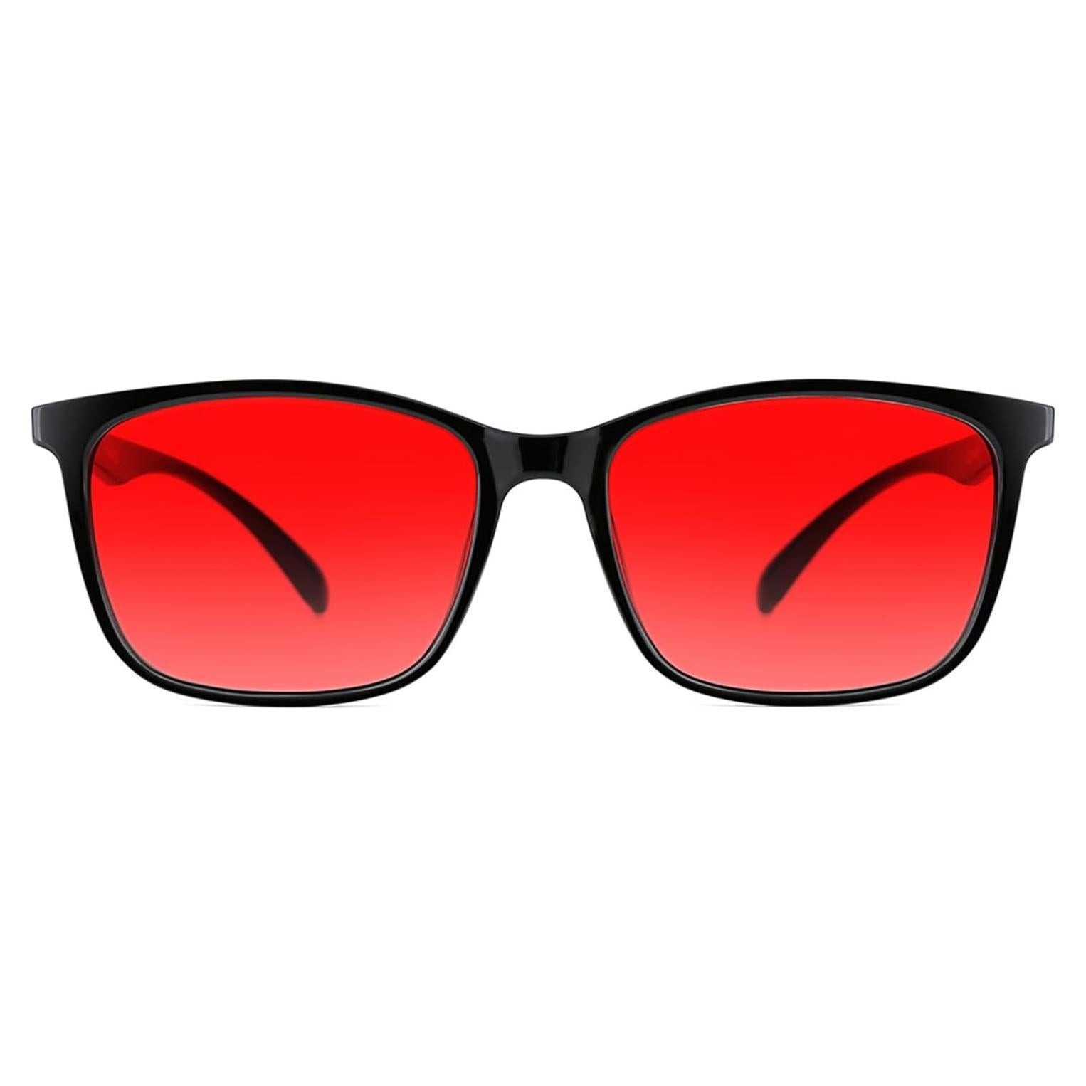 Gafas de Sueño TIJN para Bloqueo Luz Azul - Lentes Rojos