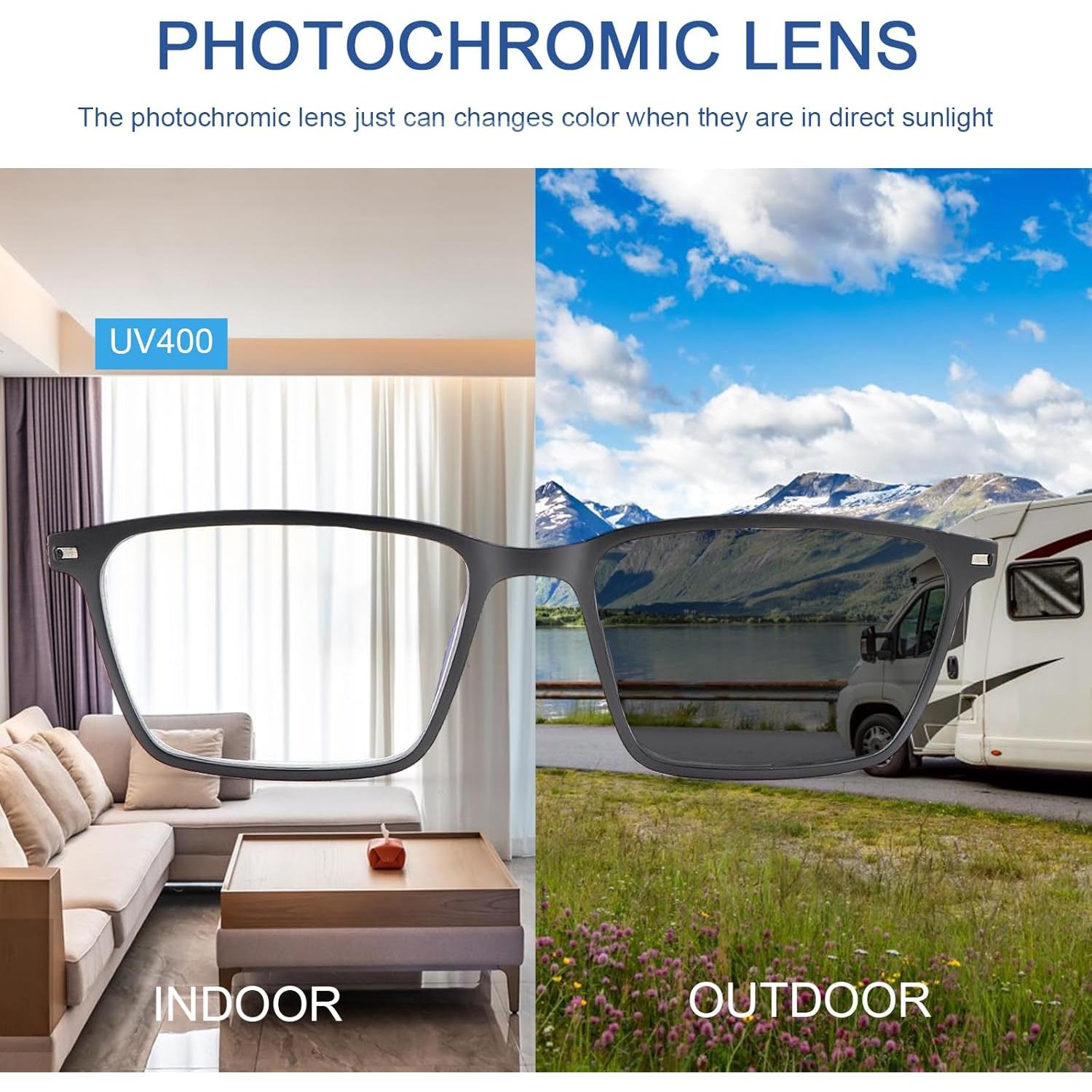 Gafas Fotoquímicas Anti Luz Azul Vepiant - Unisex, UV 100%