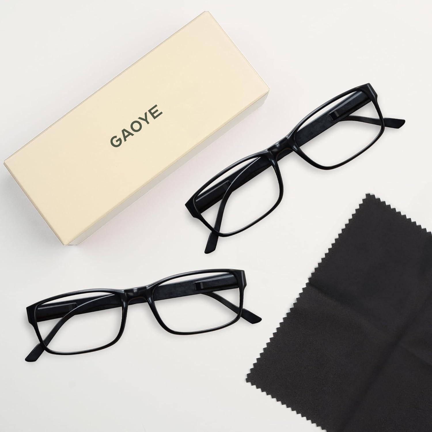 Gafas de Lectura Gaoye 2-Pack con Filtro Luz Azul y UV