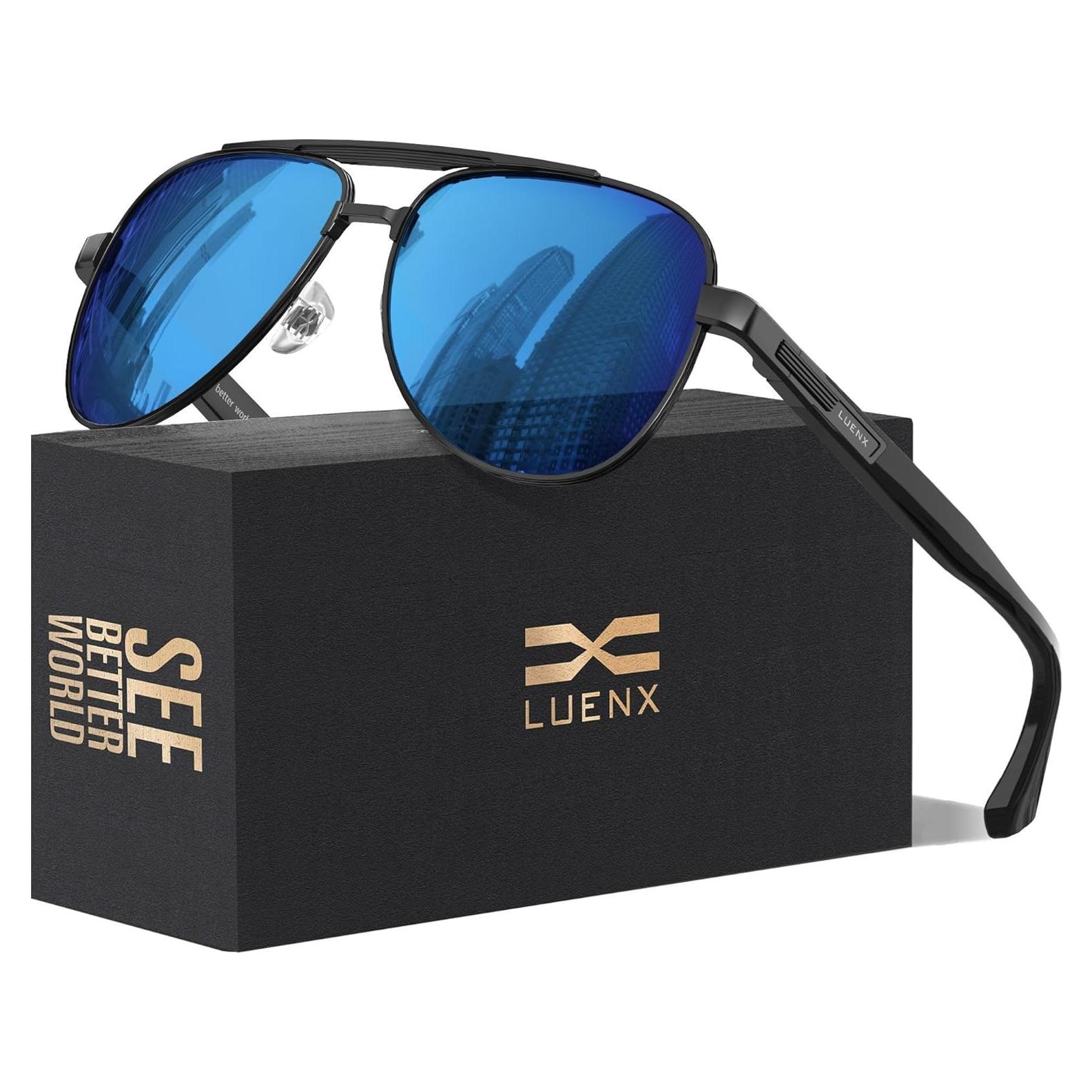 Gafas de sol LUENX Aviador Polarizadas UV400 para Hombre